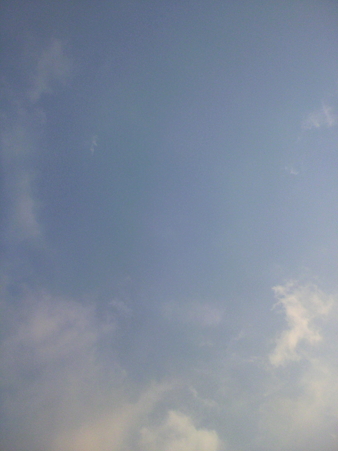 バーベキューと青空