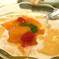 サービスで付いてきた杏仁豆腐