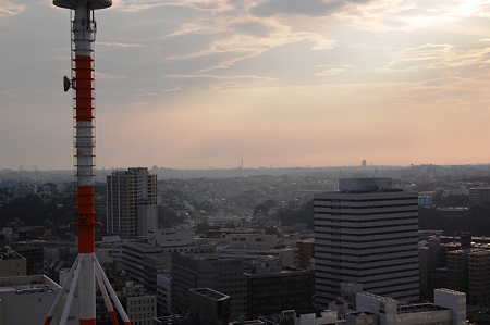 横浜シェラトンからの眺め　夕方