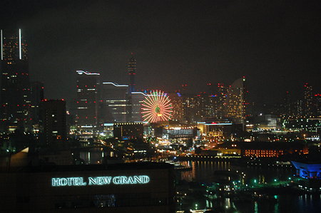 横浜マリンタワーからの眺め