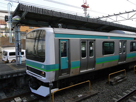 E231系常磐線(取手駅)