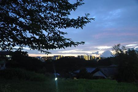 夕暮れ