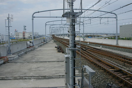 Railway track in Central Japan Airport,Tokoname,Aichi,Japan 2009/9/21