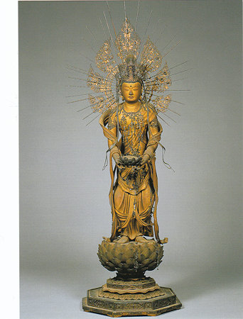 光台院 快慶作阿弥陀三尊