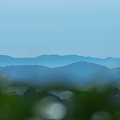 青い山々