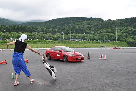 ゴールにて