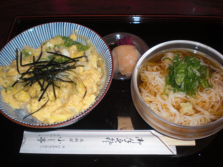 鱧とじ丼（そうめん付き）