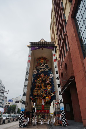 03 2014年 博多祇園山笠 飾り山笠 風雲龍謙信決戦 東流 (6)