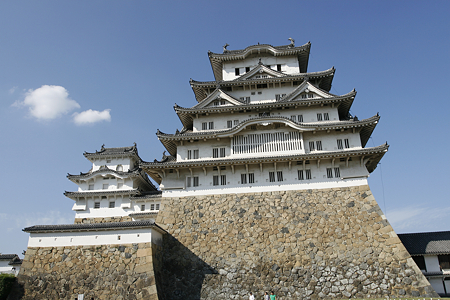 姫路城・備前丸（南側からの大天守） - 2