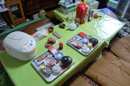 朝食会場