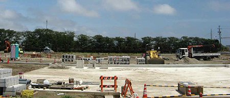 エスコート南浅田 平成21年12月1日 オープン予定で土地造成中-210725-1
