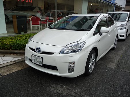 プリウスフロントから♪
